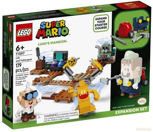 LEGO Super Mario - Laboratorium w rezydencji Luigiego i Poltergust (71397) [KLOCKI]