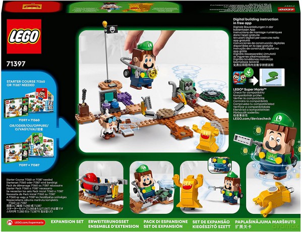 LEGO Super Mario - Laboratorium w rezydencji Luigiego i Poltergust (71397) [KLOCKI]