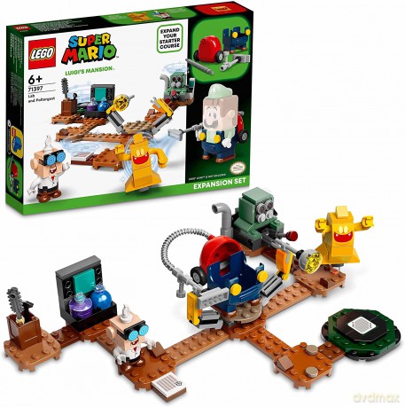 LEGO Super Mario - Laboratorium w rezydencji Luigiego i Poltergust (71397) [KLOCKI]