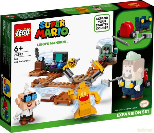 LEGO Super Mario - Laboratorium w rezydencji Luigiego i Poltergust (71397) [KLOCKI]