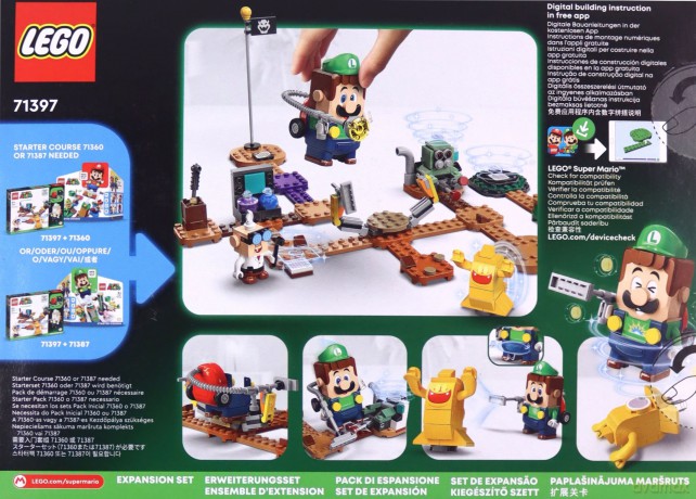 LEGO Super Mario - Laboratorium w rezydencji Luigiego i Poltergust (71397) [KLOCKI]