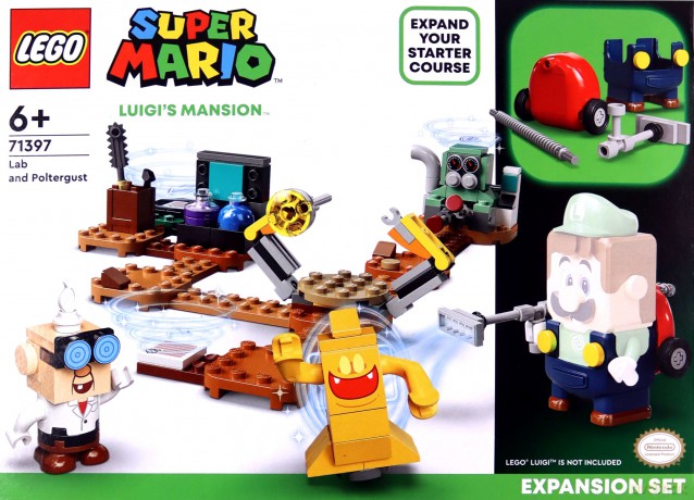LEGO Super Mario - Laboratorium w rezydencji Luigiego i Poltergust (71397) [KLOCKI]