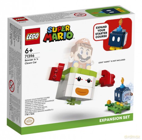 LEGO Super Mario - Zabawa w powietrzu z samochodem klauna Bowsera Jr. (71396) [KLOCKI]