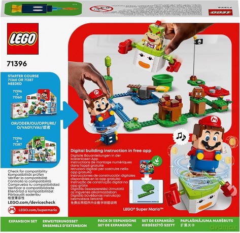 LEGO Super Mario - Zabawa w powietrzu z samochodem klauna Bowsera Jr. (71396) [KLOCKI]
