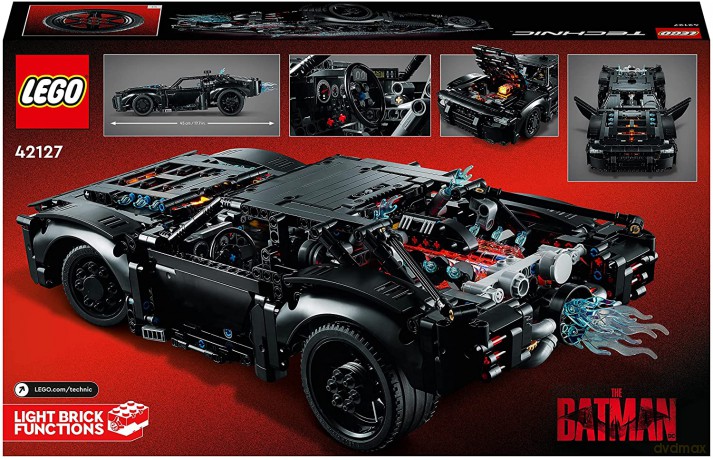 LEGO Technic - BATMAN - BATMOBIL (42127) [KLOCKI]