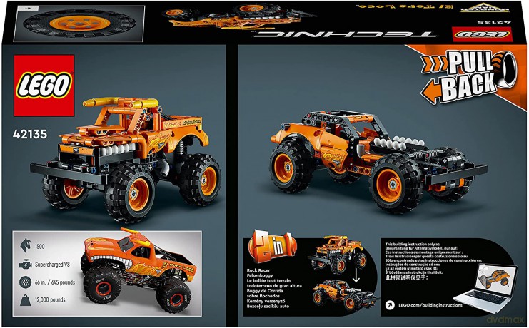 LEGO Technic - Monster Jam El Toro Loco (42135) [KLOCKI]