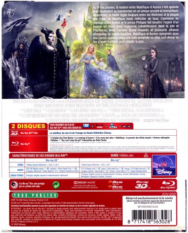 Maleficent: Mistress of Evil (Czarownica 2) (steelbook) [Blu-Ray 3D]+[Blu-Ray]