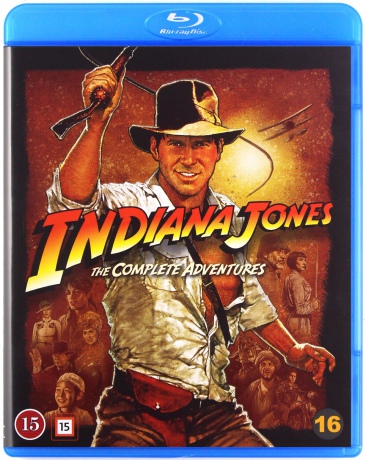 Indiana Jones: The Complete Adventures: Raiders of the Lost Ark / Temple of Doom / Last Crusade / Kingdom of the Crystal Skull [5xBlu-Ray]