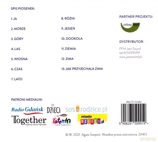 Agata Świętoń/Osicki/Wiśniewski - Dookoła [CD] 