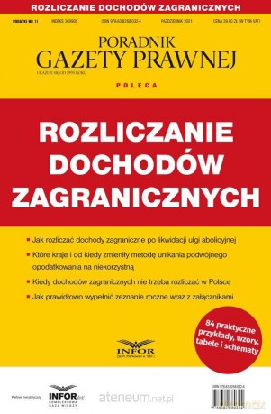 Rozliczenie dochodów zagranicznych. Podatki... [KSIĄŻKA]