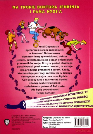 Scooby-Doo! i Ty: Na tropie doktora Jenkinsa i Pana Hyde'a - James Gelsey [KSIĄŻKA]