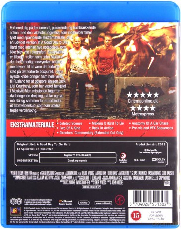 A Good Day to Die Hard (Szklana pułapka 5) [Blu-Ray]