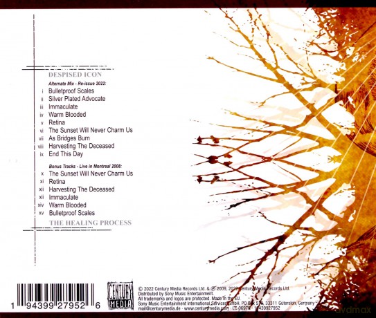 Despised Icon: The Healing Process (Alternate Mix - Re-issue + Bonus 2022) [CD]