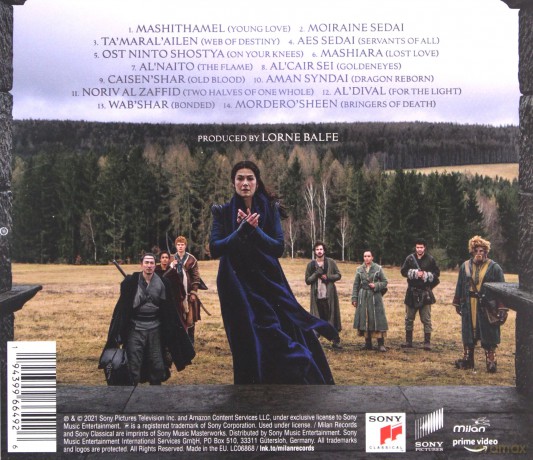 The Wheel of Time: The First Turn soundtrack (Koło czasu) (Lorne Balfe) [CD]