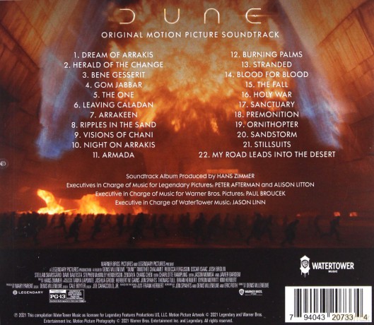 Dune soundtrack (Diuna) (Hans Zimmer) [CD]