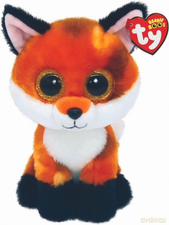 Beanie Boos pomarańczowy lis MEADOW, 15 cm - Regular
