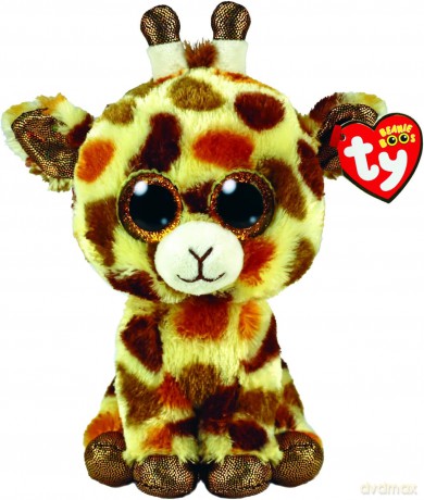 BOOS plüss figura STILTS, 15 cm - barna zsiráf