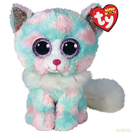 Beanie Boos pastelowy kot OPAL, 24 cm - Medium