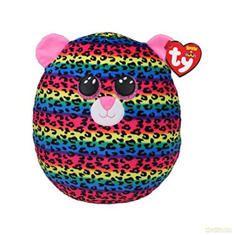 Ty Squish-a-Boos wielokolorowy lampart - DOTTY, 30 cm - Large