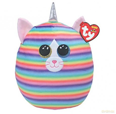 Ty Squish-a-Boos kot z rogiem - HEATHER, 30 cm - Large