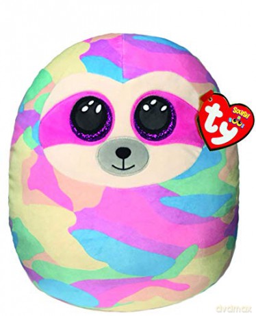 Ty Squish-a-Boos pastelowy leniwiec - COOPER, 30 cm - Large