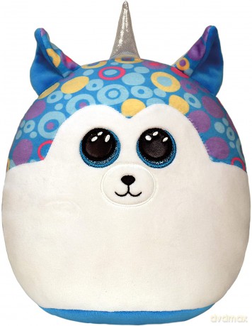 Ty Squish-a-Boos niebieski husky - HELENA, 30 cm - Large