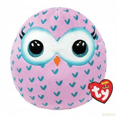 Ty Squish-a-Boos WINKS - sowa, 22 cm - Medium