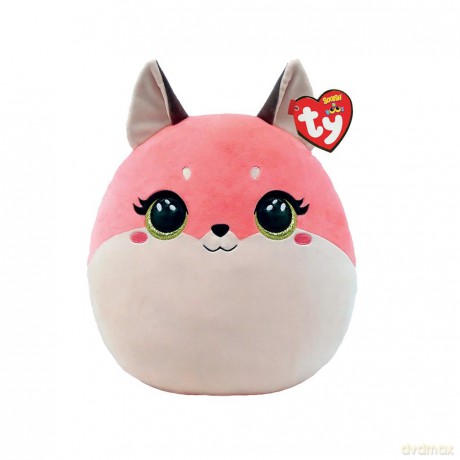 Ty Squish-a-Boos ROXIE - różowy lis, 22 cm - Medium