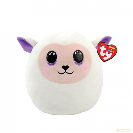 Ty Squish-a-Boos FLUFFY - biały baranek, 22 cm - Medium