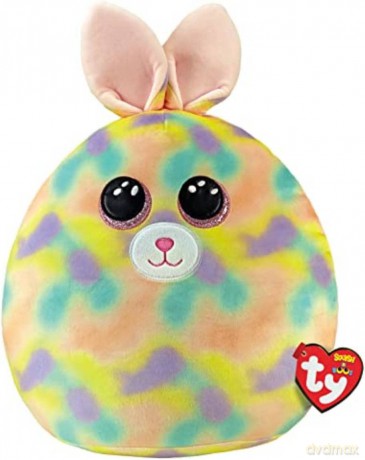 Ty Squish-a-Boos FURRY - pastelowy królik, 22 cm - Medium