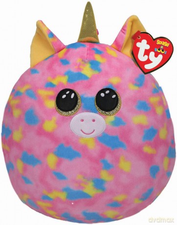 Ty Squish-a-Boos wielokolorowy jednorożec - FANTASIA, 22 cm - Medium