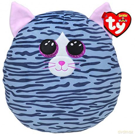 Ty Squish-a-Boos szary kot - KIKI, 22 cm - Medium