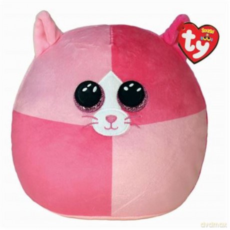 Ty Squish-a-Boos SCARLETT - różowy kot, 22 cm - Medium