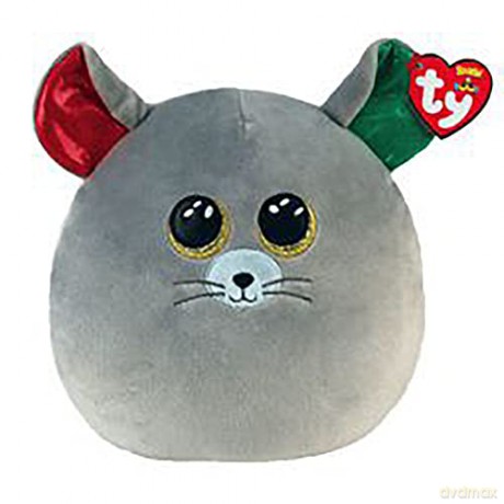 Ty Squish-a-Boos CHIPPER - szara mysz, 22 cm - Medium