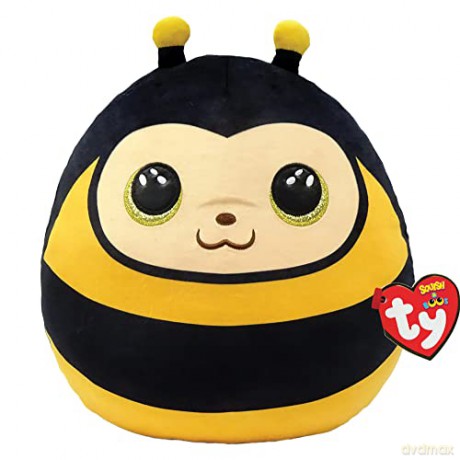Ty Squish-a-Boos párna alakú plüss figura ZINGER, 30 cm - méhecske