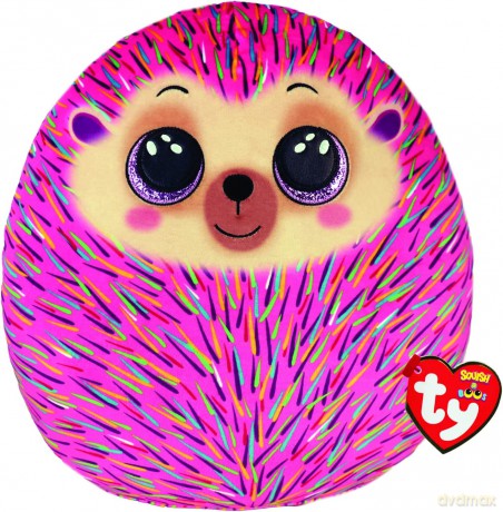 Ty Squish-a-Boos párna alakú plüss figura HILDEE, 30 cm - színes sün