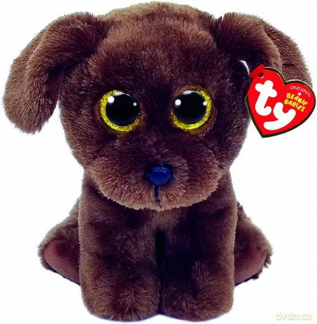 Beanie Babies brązowy pies NUZZLE, 15 cm - Regular