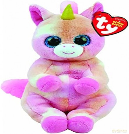 Beanie Babies plüss figura SKYLAR, 15 cm - jednorożec