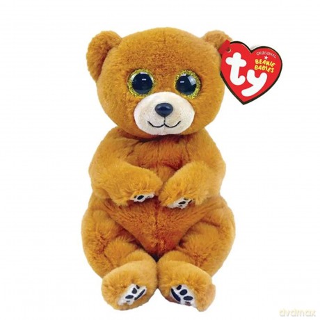 Beanie Babies plüss figura DUNCAN, 15 cm - barna medve