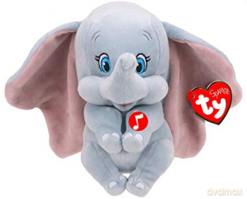 Plüss figura Disney DUMBO, 15 cm - elefánt hanggal
