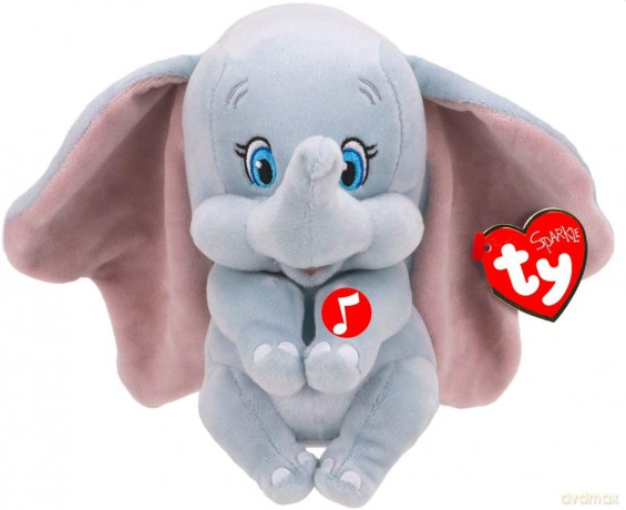 Plüss figura Disney DUMBO, 15 cm - elefánt hanggal