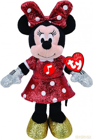Beanie Babies plüss figura MICKEY ÉS MINNIE, 25 cm - z dźwiękiem
