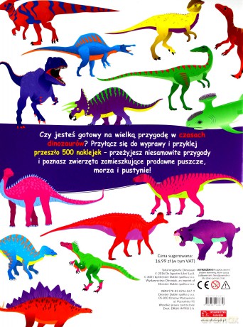 Supernaklejki: Dinozaury [KSIĄŻKA]