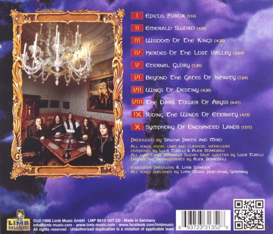 Rhapsody: Symphony Of Enchanted Lands [CD]