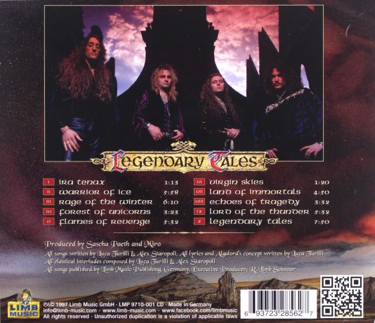 Rhapsody: Legendary Tales [CD]