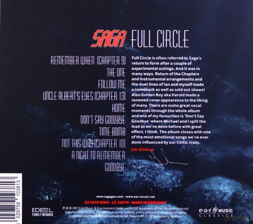 Saga: Full Circle (digipack) [CD]