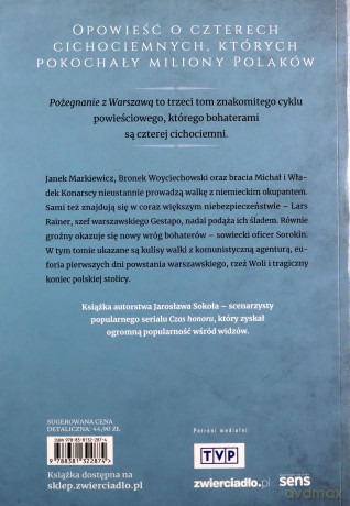 Czas Honoru. Pożegnanie z Warszawą - Jarosław Sokół [KSIĄŻKA]