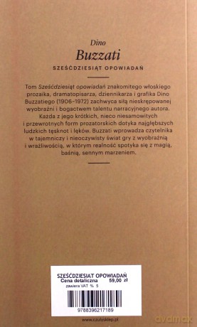 Sześćdziesiąt opowiadań - Dino Buzatti [KSIĄŻKA]