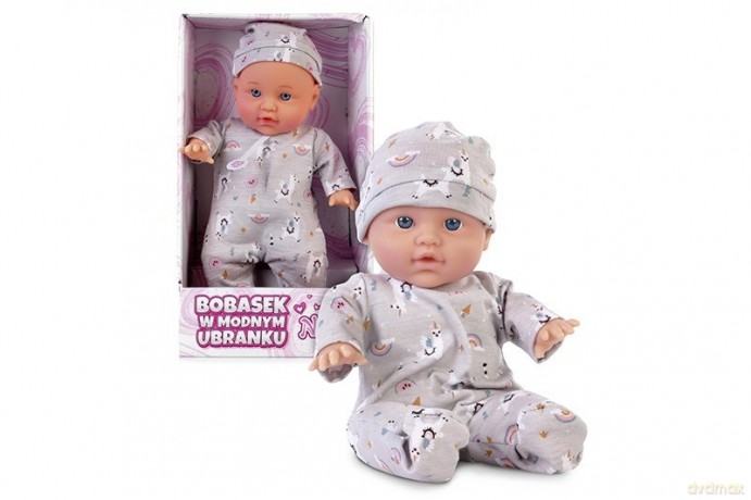 Lalka Natalia bobasek w modnym ubranku 29 cm