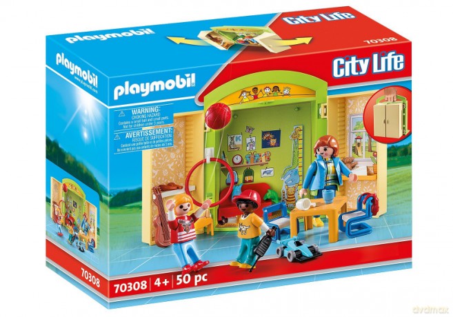 Zestaw z figurkami City Life 70308 Przedszkole Play Box